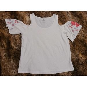 American Eagle Cold‎ Shoulder Top Medium